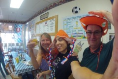 Fun loving Netherlands Fans during the World Cup!