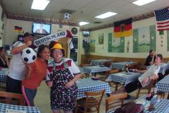 Before the Party starts during the 2014 World Cup Germany vs. USA